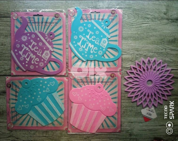 original Lomenox big size silicone coasters 0