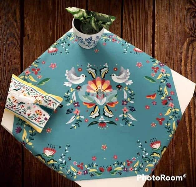 Pouf, Runners, Cushions ,Tablecloth, wall hanging handmade 14