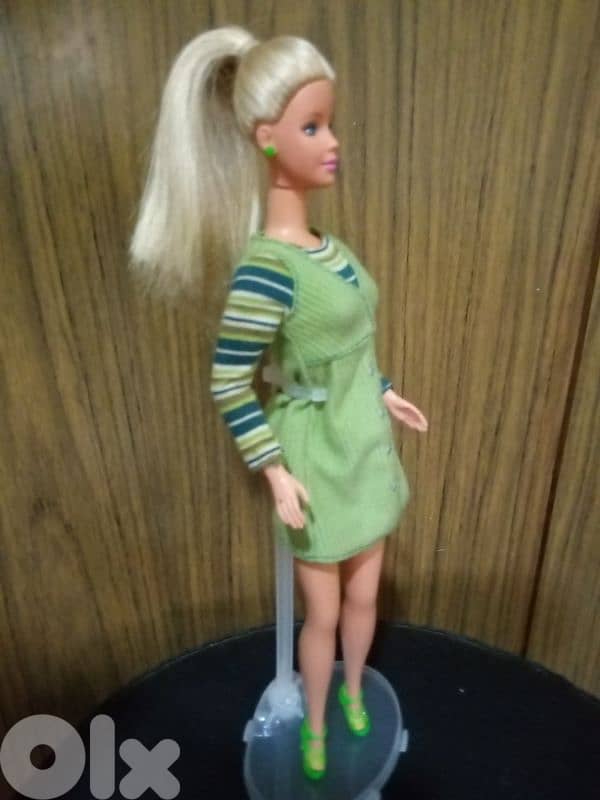 PRETTY IN PLAID Barbie Mattel 1999 dressed +shoes, Rare Great doll=35$ 2