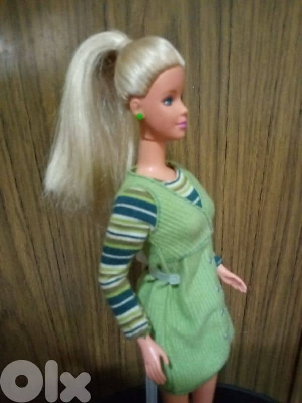 PRETTY IN PLAID Barbie Mattel 1999 dressed +shoes, Rare Great doll=35$ 3