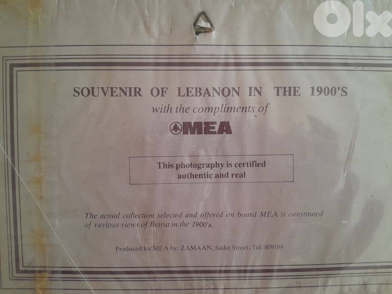 MEA certified Authentic photo CAWAS 1894 1