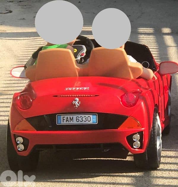 Car ride on Ferrari 1