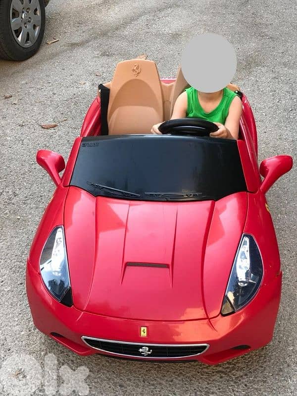 Car ride on Ferrari 2