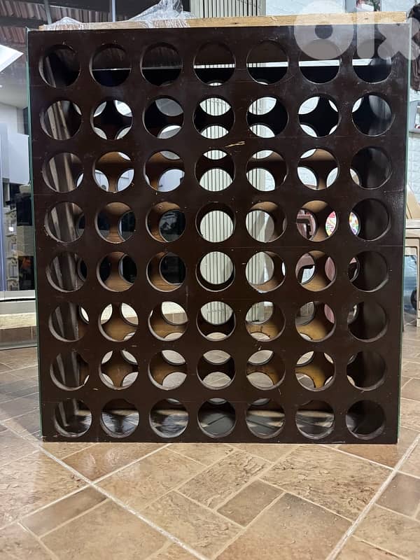 Wood Bottle holder for bar decoration 1