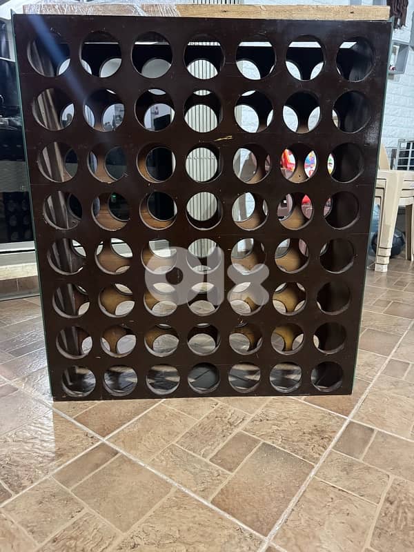 Wood Bottle holder for bar decoration 2