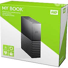 Western Digital My Book 4TB Black External Hard Drive 0