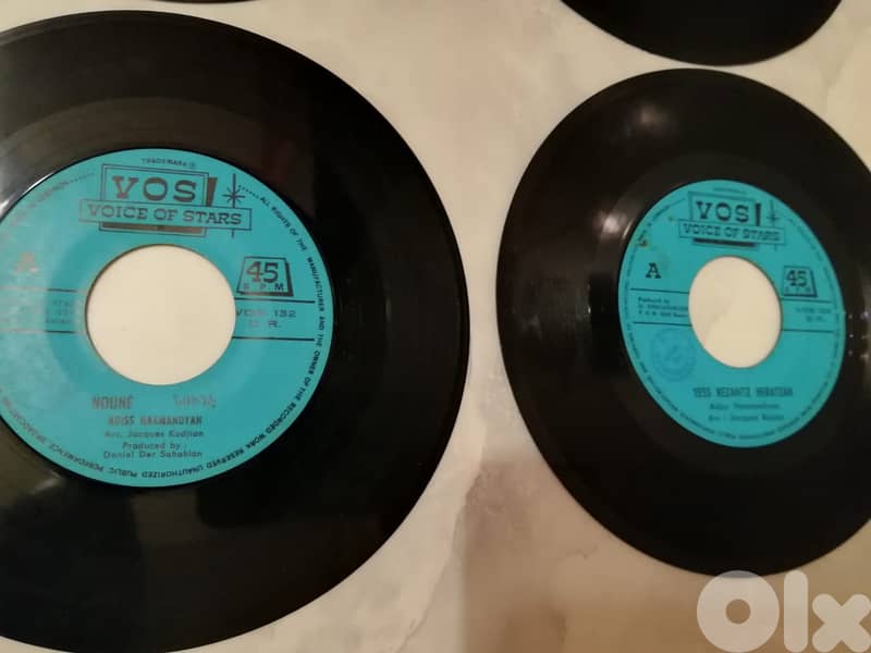Adiss Harmandian 7" vinyls with generic paper covers  check titles 0
