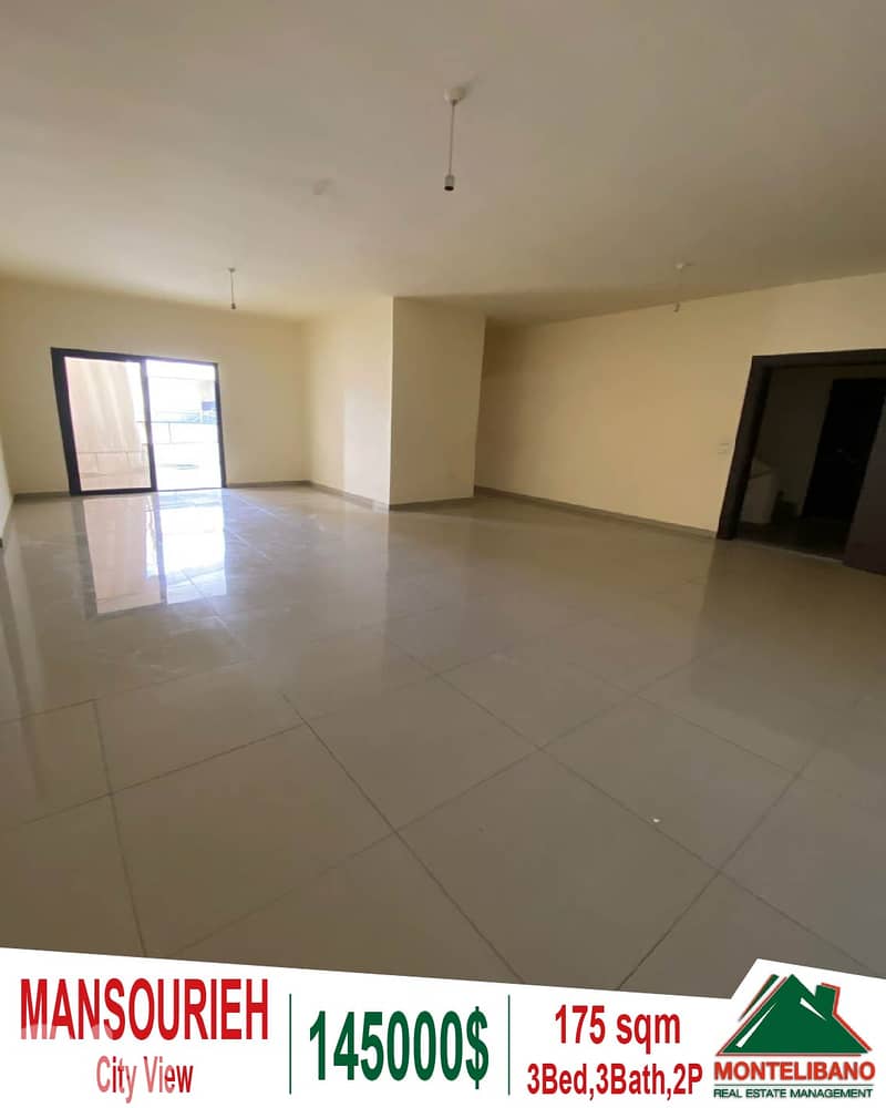 175 sqm Apartment For Sale in Mansourieh with City View !!! 0
