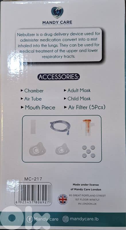 Mandy care nebulizer 2