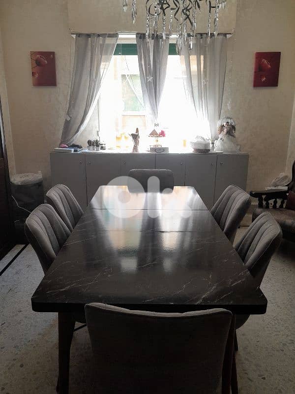 طاولة سفرة وستة كراسي تركي 3