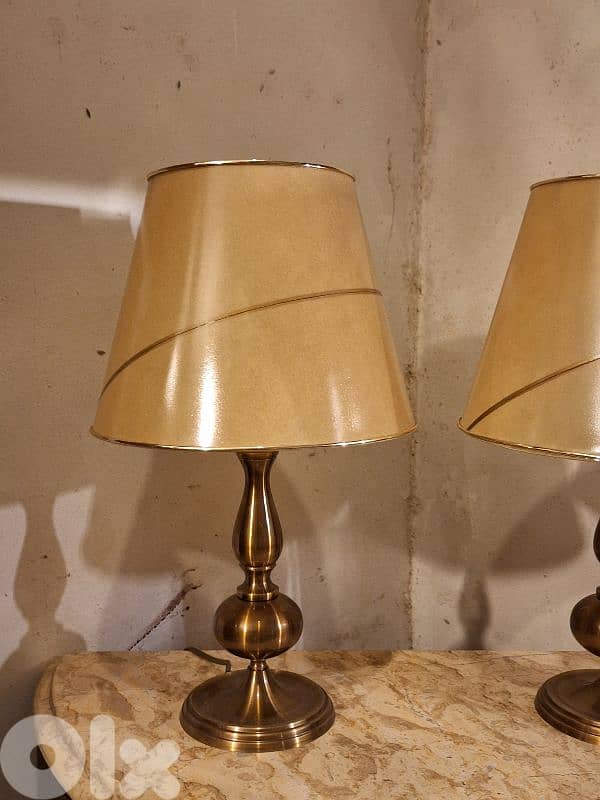 pair of bronze lamps 1