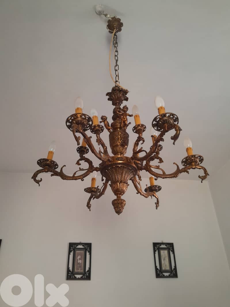 ثريا قديمة نحاس 2