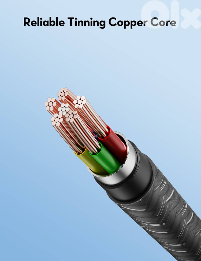 RAVPower USB C to USB C | 1.5M | 100W | Braided 7