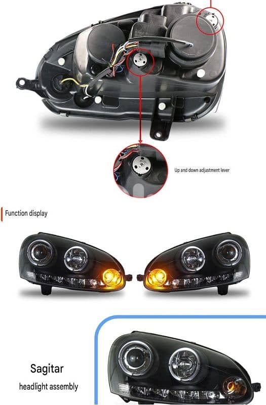 Golf 5 gti headlights special edition 2003-2008 7