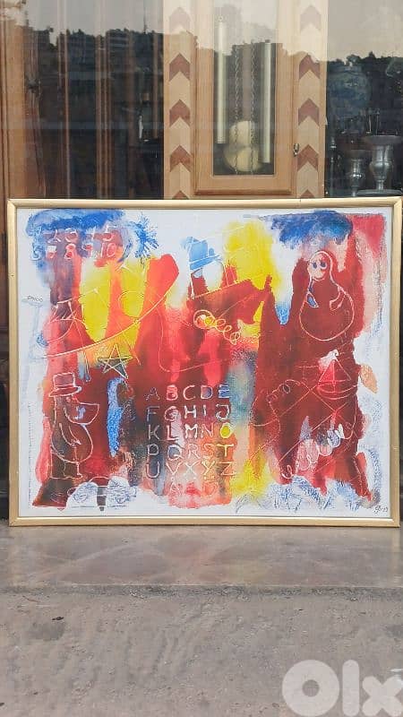 لوحة رسم زيتي اوروبية 2