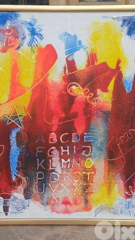 لوحة رسم زيتي اوروبية 6