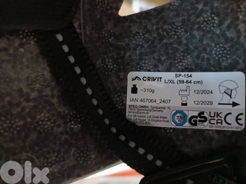 crivit bike helmet 2