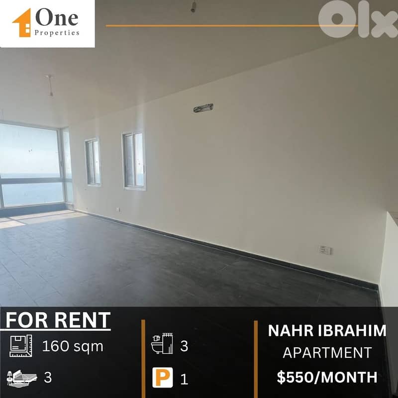 APARTMENT FOR RENT IN NAHER IBRAHIM 0