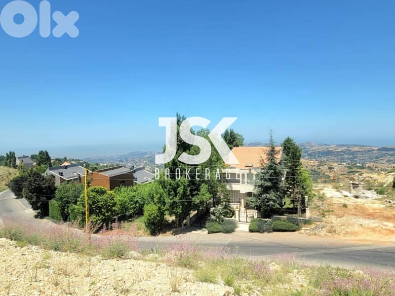 L18776-580 SQM Land For Sale in Tilal Faqra, Kfarzebian 0