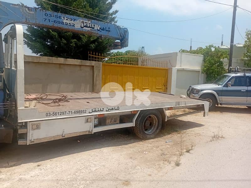 سطحة مع ونش مع موتار سحب 2