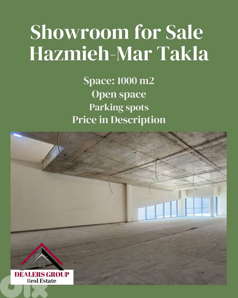 Showroom for sale in Hazmieh - Mar Takla 0