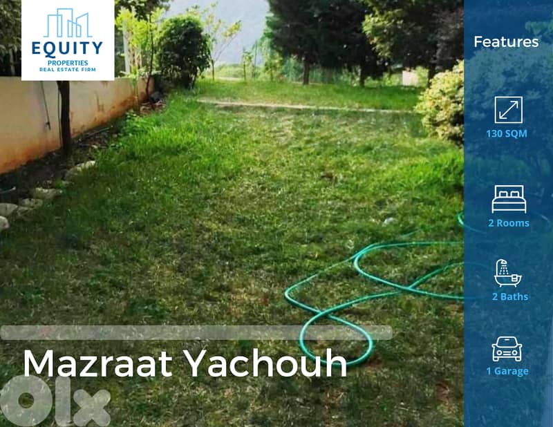 130 SQM Apartment With 110 Garden For Sale In Mazraat Yachouh#CK189611 0