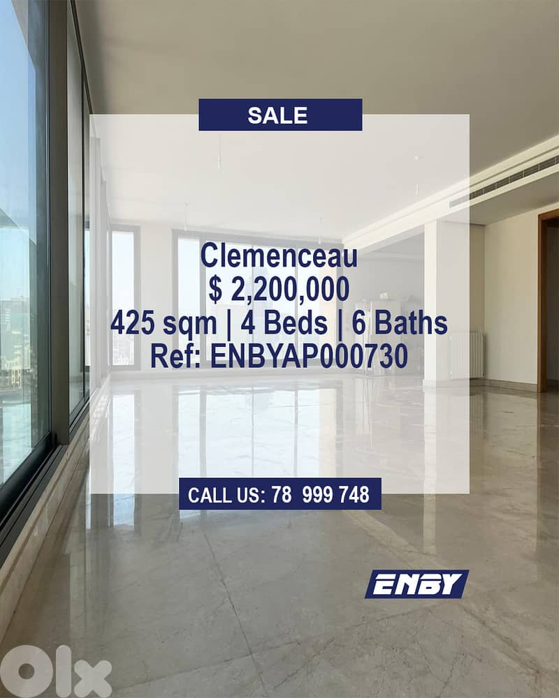 Apartment for sale in Clemenceau | High Floor | High End | Luxurious 0
