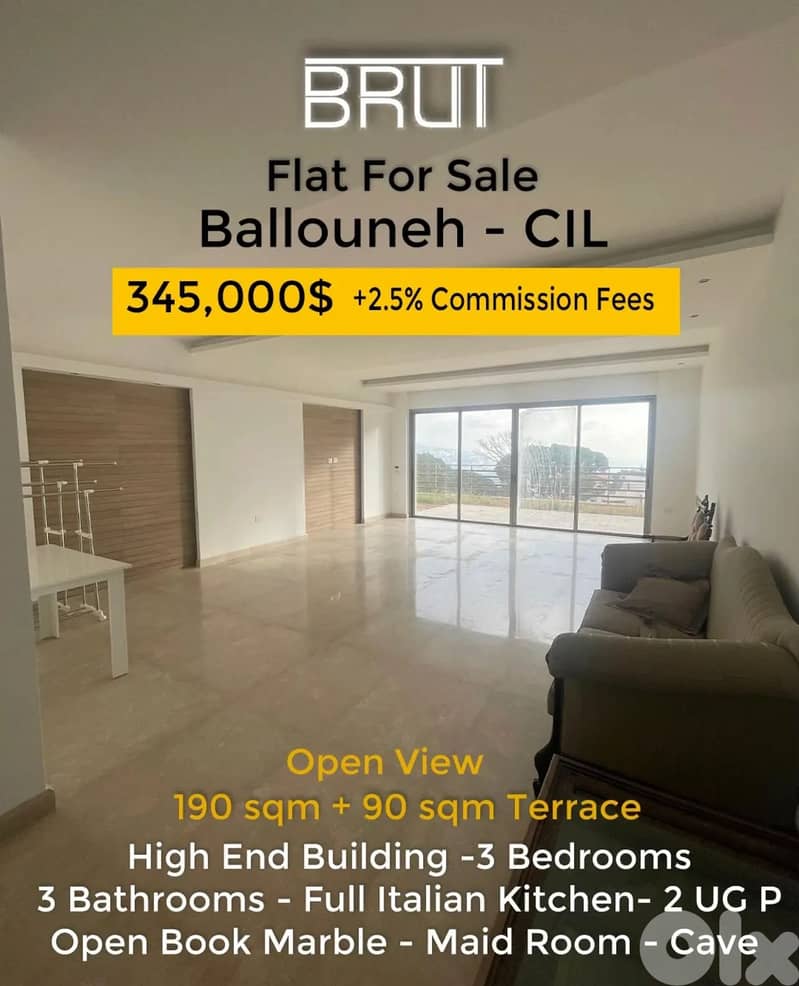 Designers signature apartment for sale in Ballouneh - Prime 0