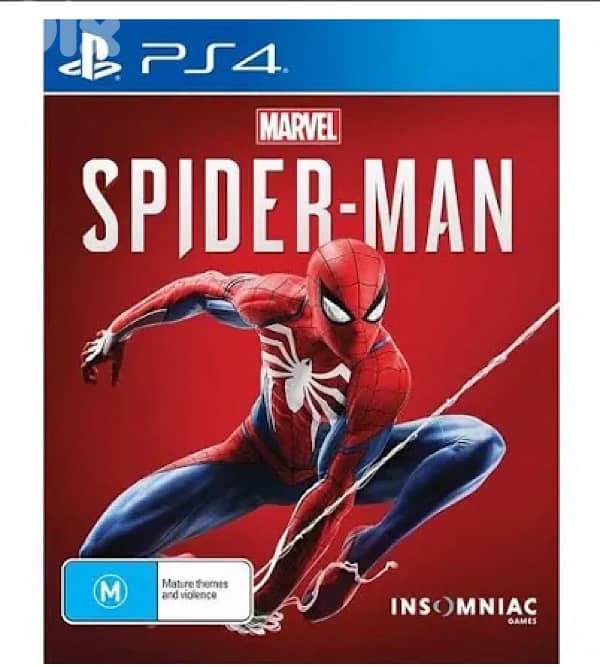 spiderman ps4 and ps5 game disc 0