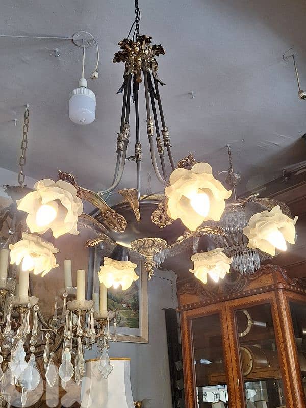 french bronze chandelier 0