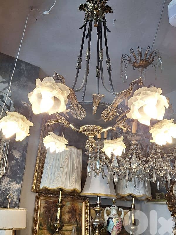 french bronze chandelier 4