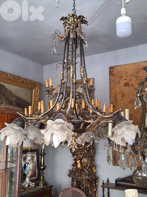 french bronze chandelier 6