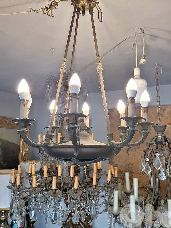 bronze empire chandelier 3