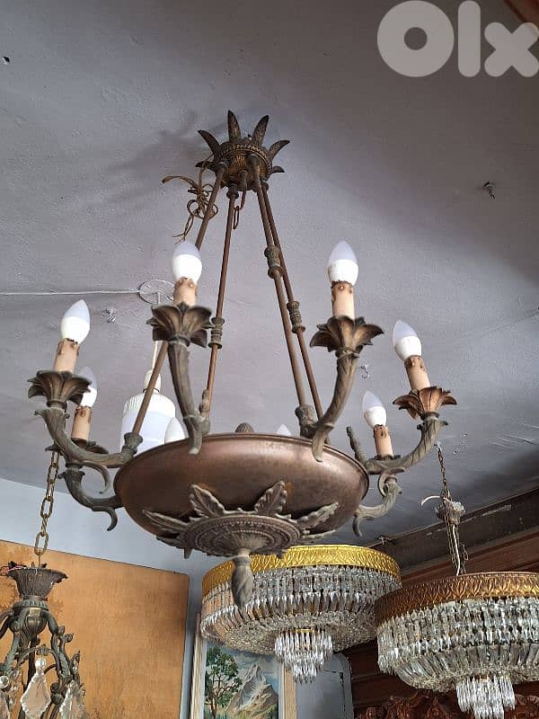 bronze empire chandelier 4