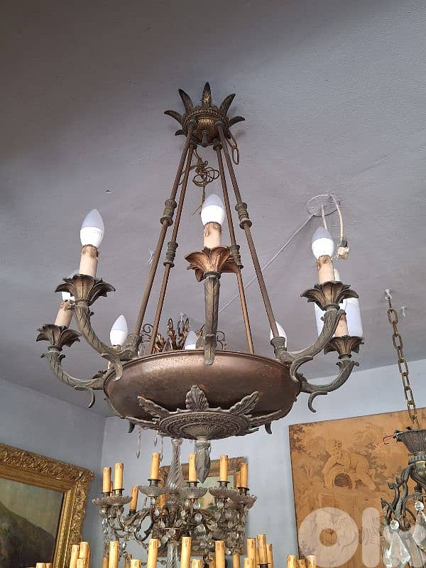 bronze empire chandelier 5