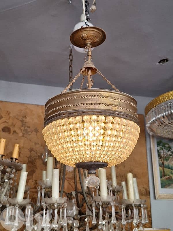 small original czech crystal chandelier 0