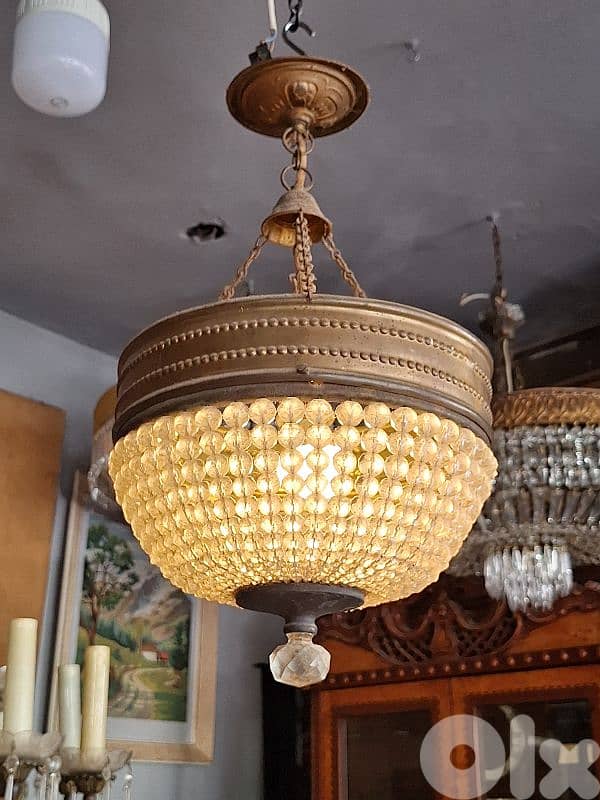 small original czech crystal chandelier 1