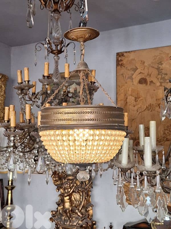 small original czech crystal chandelier 2