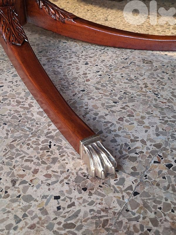 english genuine leather top table 3