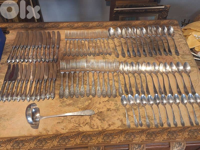 complete russian cutlery set 85 pieces 1