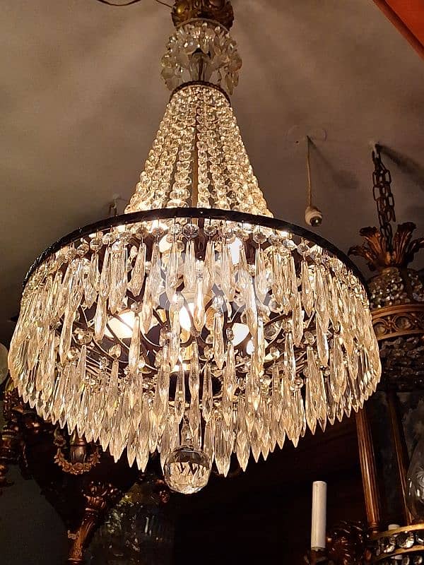 czech crystal chandelier 1
