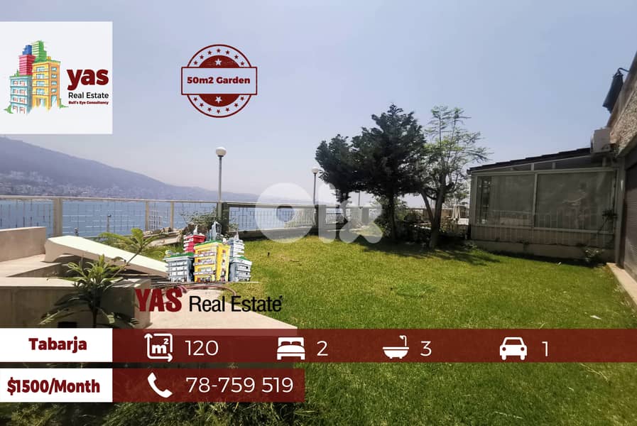 Tabarja 120m2 Chalet | 50m2 Garden | Rent |  View | IV 0