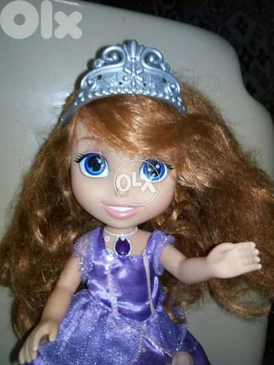 Princess SOFIA TALKING EN+FR 33Cm Mechanism Still Good Toy doll=18$