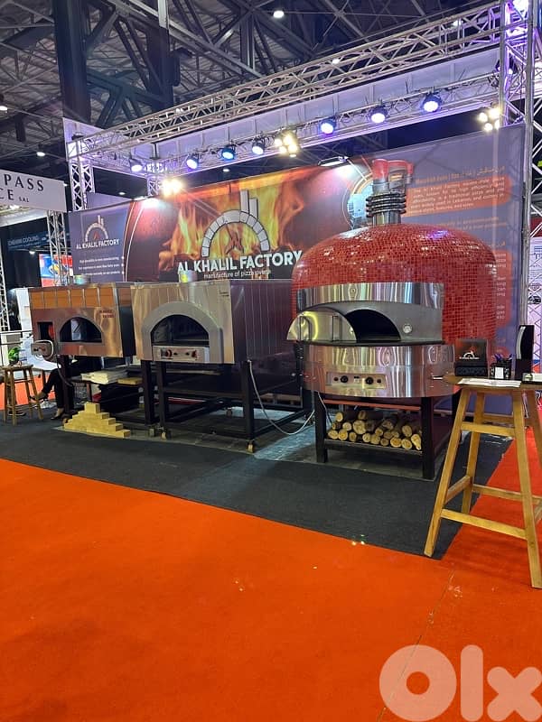 فرن بيتزا حطب و غاز ، gas and wood pizza oven 3