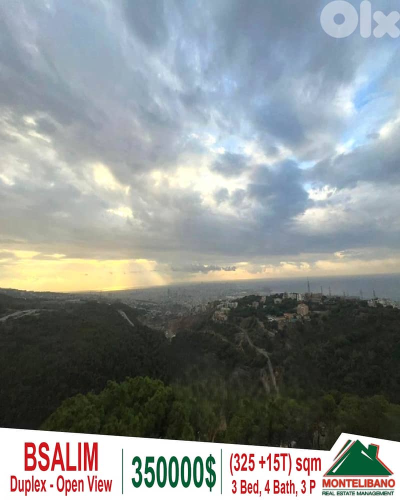 325 sqm Duplex For Sale in Bsalim with 15 sqm Terrace !! 0