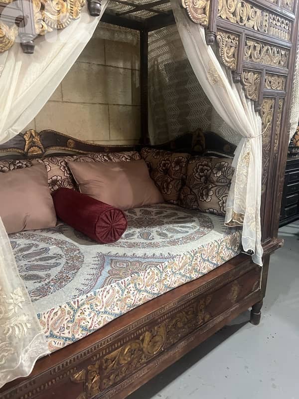 wooden divan daybed 8