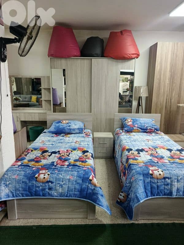 غرفة نوم مفرد full bedroom single 1