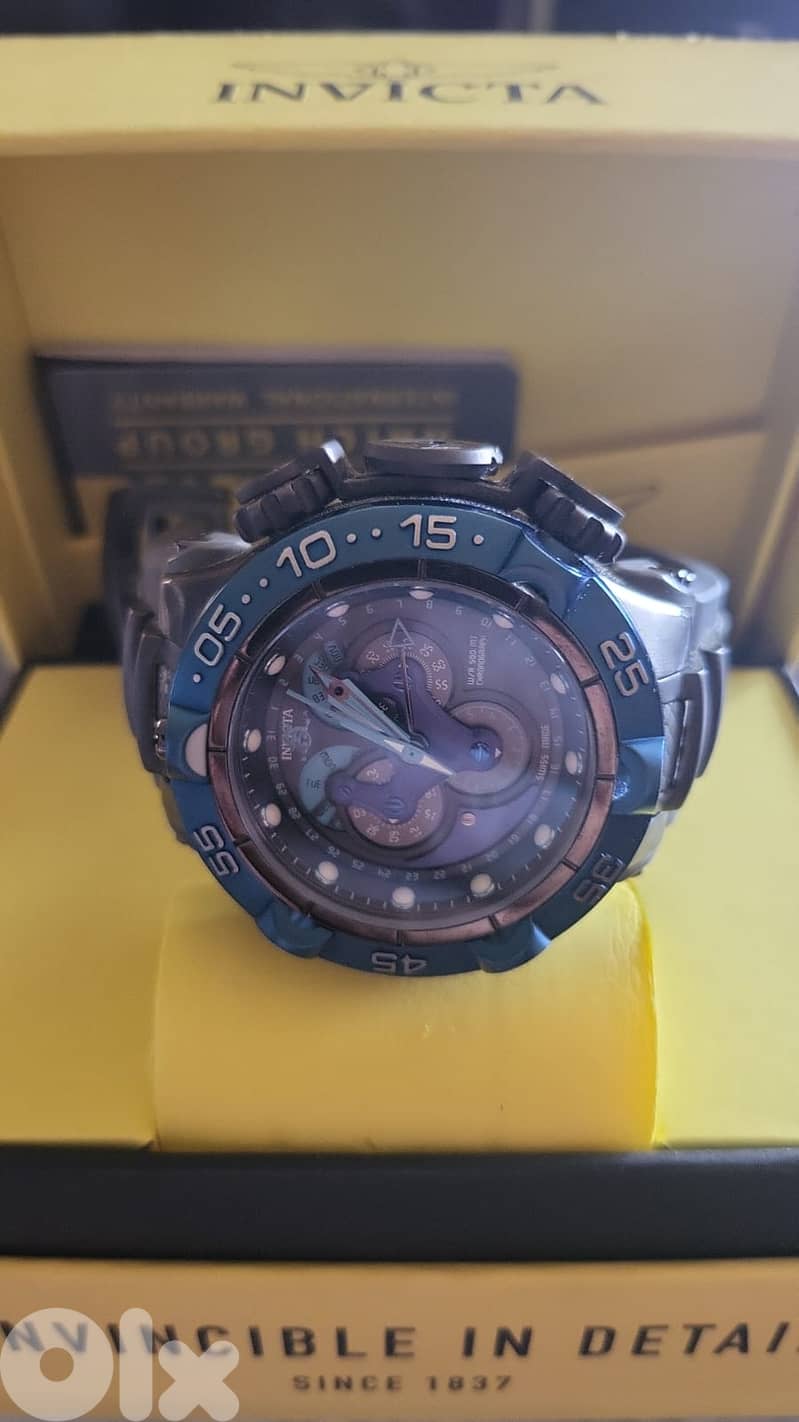 Invicta Men's 18533 Subaqua Noma V Blue and Grey Dial Chronograph Dive 4