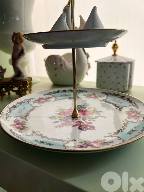 limoges two level dessert 0