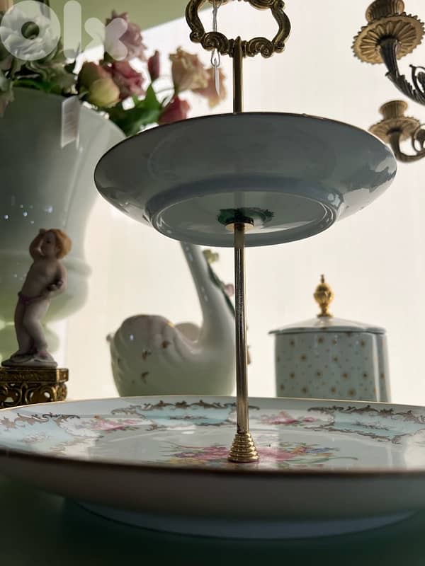 limoges two level dessert 2